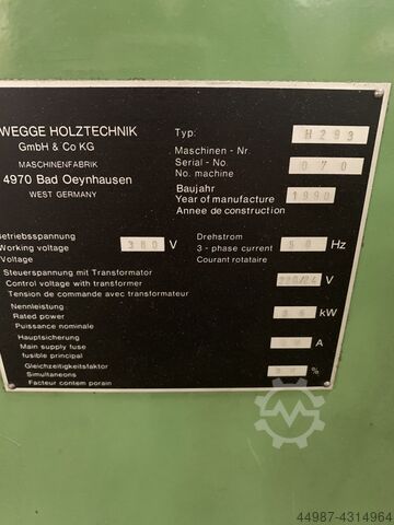 Sistema de colagem conjunta Torwegge H293