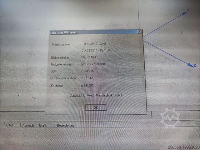 Koordinatmålemaskine Werth Videocheck S 3D