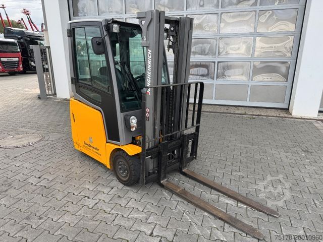 Etukuormaaja trukki JUNGHEINRICH EFG 215 / Triplex: 4.25m! / SS / nur 716h!