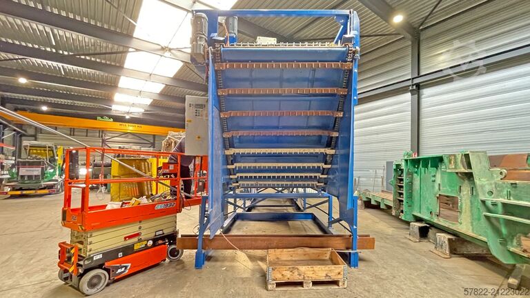 Завальний бункер з гідравлічною штовхаючою підлогою та мішкорізом BRT HARTNER GmbH HP5-3035