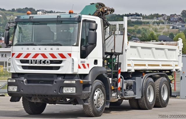 Truck mounted crane IVECO TRAKKER 360 * Kipper 5,20m* PK 16502 / FUNK*6x4