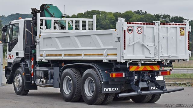 Truck mounted crane IVECO TRAKKER 360 * Kipper 5,20m* PK 16502 / FUNK*6x4