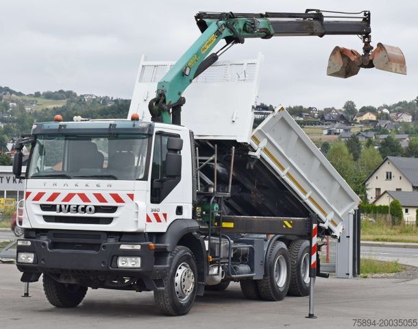 Tipper truck IVECO TRAKKER 360 * Kipper 5,20m* PK 16502 / FUNK*6x4