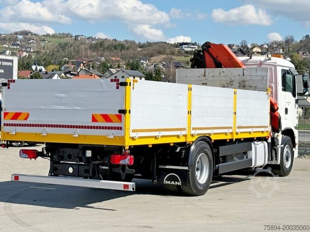 Truck mounted crane MAN TGA 18.440* PK 16502 + FUNK * 4x4 * TOP