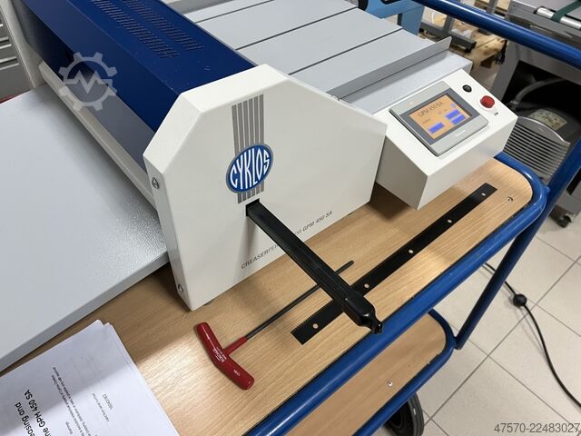 Máy tạo đường rãnh bán tự động Cyklos GPM 450SA Semi-Automatic Creaser