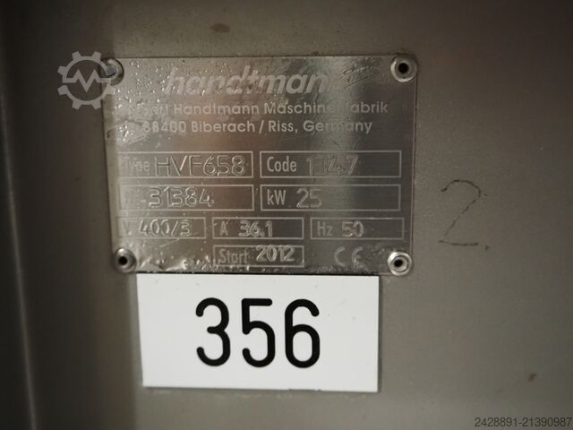 เครื่องบรรจุสูญญากาศสูงพร้อมกรวย Handtmann HVF 658
