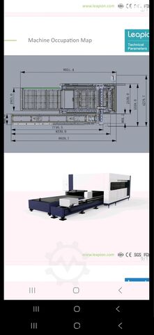 Laser para corte de chapa e tubo metálico Leapion LF-3015STP