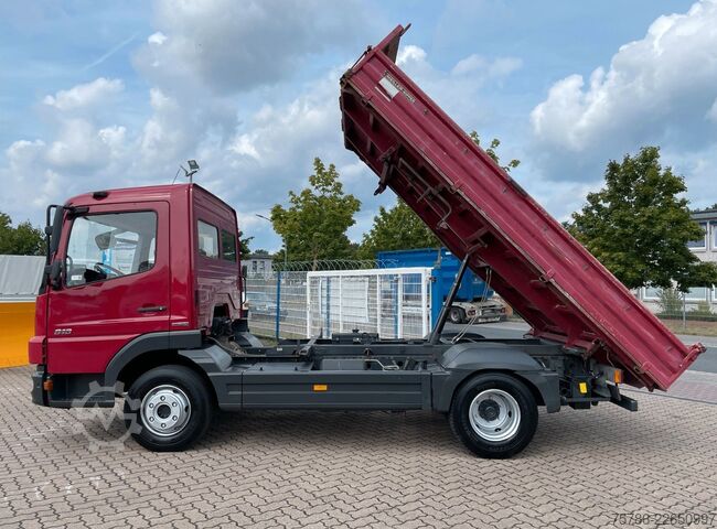 Самосвал-фургон MERCEDES-BENZ Atego 816 BB/ Meiller/ 2x AHK/ Org. KM/ NL 3.1 t
