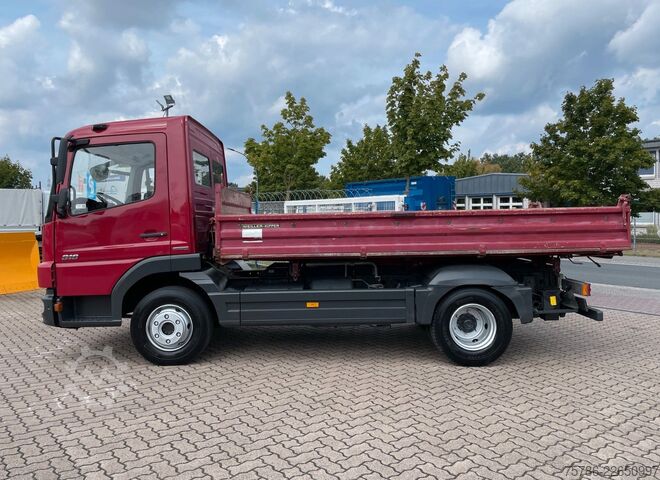 Самосвал-фургон MERCEDES-BENZ Atego 816 BB/ Meiller/ 2x AHK/ Org. KM/ NL 3.1 t