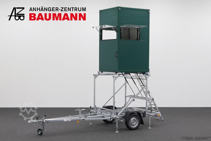  TPV Trailers TPV TRAILER MOBILE JAGDKANZEL 442X199x218CM 750KG SPEZIALANHÄNGER