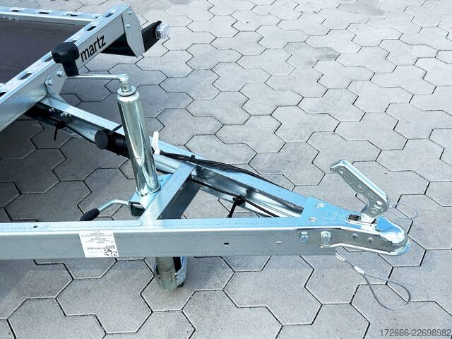  Martz GP ATV | 3 WIPPEN 246X160X10CM 750KG ABSENKER | MOTORRADANHÄNGER