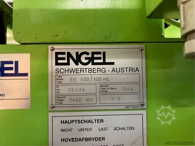 Máquina de moldeo por inyección Engel ES 500 100 HL