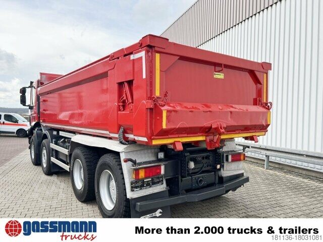 Caminhão para fins especiais Iveco Trakker AD410T50 8x4, Stahlmulde ca. 16m³, hydr.
