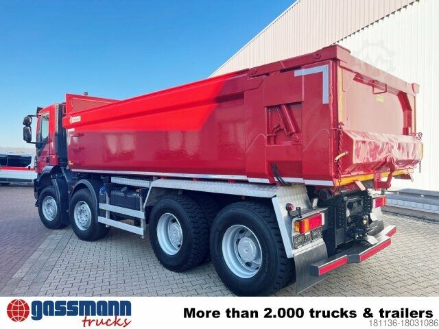 Caminhão para fins especiais Iveco Trakker AD410T50 8x4, Stahlmulde ca. 16m³, hydr.