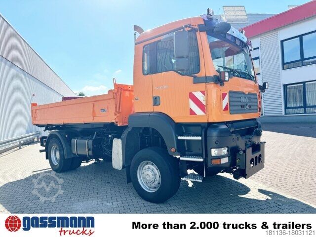 Camião basculante MAN TGA 18.310 4x4 BL, Winterdienstausstattung