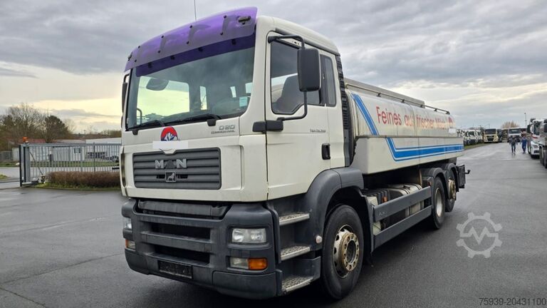 Camião cisterna MAN TGA 26.350 6x2  Schwarte Doppelmessanlage