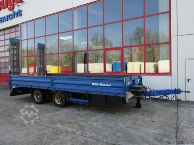 تریلر کفی کم ارتفاع Müller-Mitteltal ETUE-TA 18,0  18 t GG Tandemtieflader