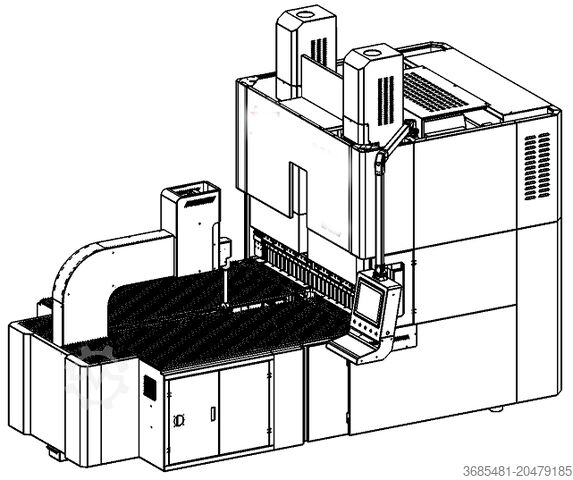 Blechbearbeitungs-Produktionslinie / Flexible Biege-Produktionslinie Jinan Kafe CNC Machinery Co., Ltd. Manual Penal bender(Bending center )