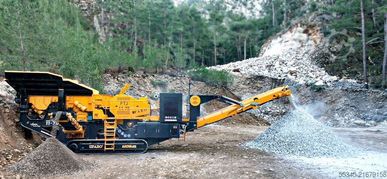 Brechanlage/Mobile Brechanlage FABO Mobile Crushing Plant Mobile Tracked Jaw Crusher FTJ-1175