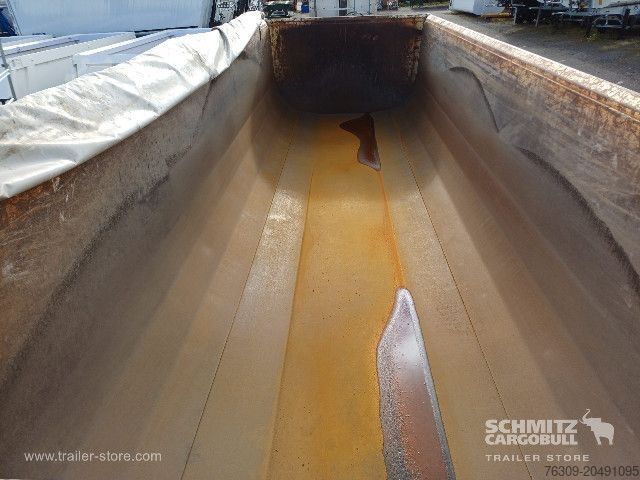 נגרר-מכולה עם הטפה Langendorf Kipper Stahlrundmulde 24m³