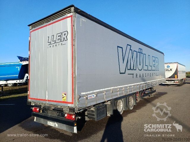 נגרר חצי פתוח עם ברזנט Schmitz Cargobull Curtainsider Mega Getränke
