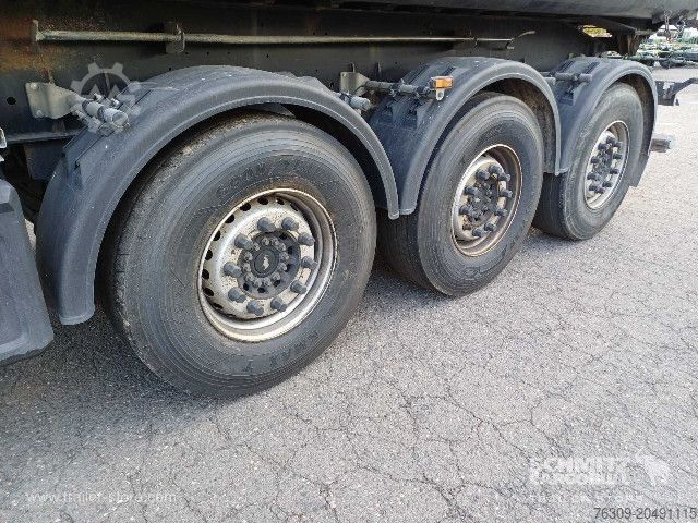 נגרר-מכולה עם הטפה Schmitz Cargobull Kipper Alukastenmulde 54m³