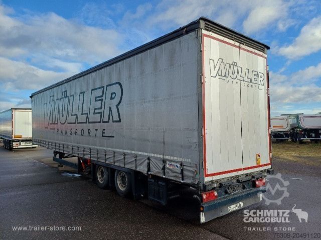 נגרר חצי פתוח עם ברזנט Schmitz Cargobull Curtainsider Mega Getränke