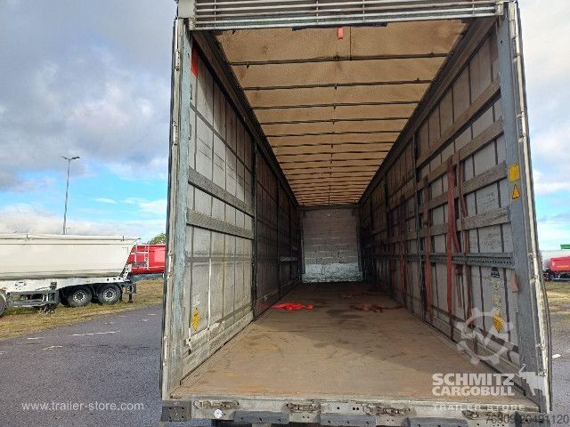 נגרר חצי פתוח עם ברזנט Schmitz Cargobull Curtainsider Mega Getränke