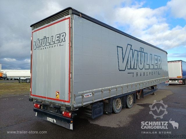 נגרר חצי פתוח עם ברזנט Schmitz Cargobull Curtainsider Mega Getränke