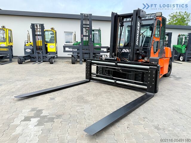 מלגזה ארבע גלגלים DOOSAN 70 / DUPLEX / FORK 2500MM / POSITIONER