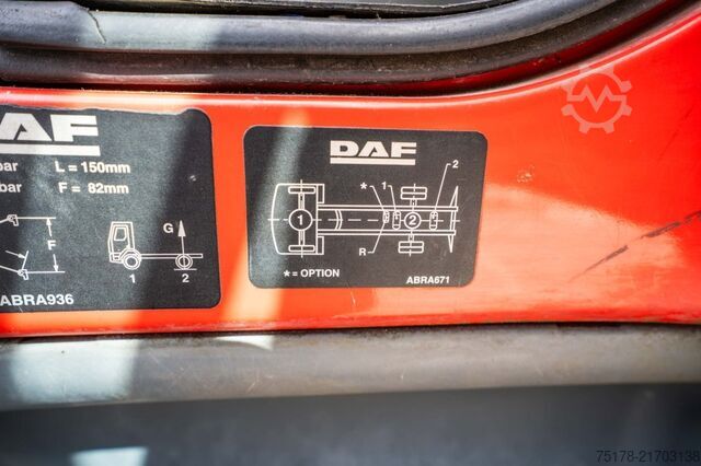 Bâche DAF LF 55.180 +DHOLLANDIA 2.5T.