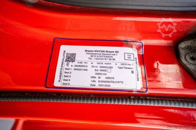 Bâche DAF LF 55.180 +DHOLLANDIA 2.5T.