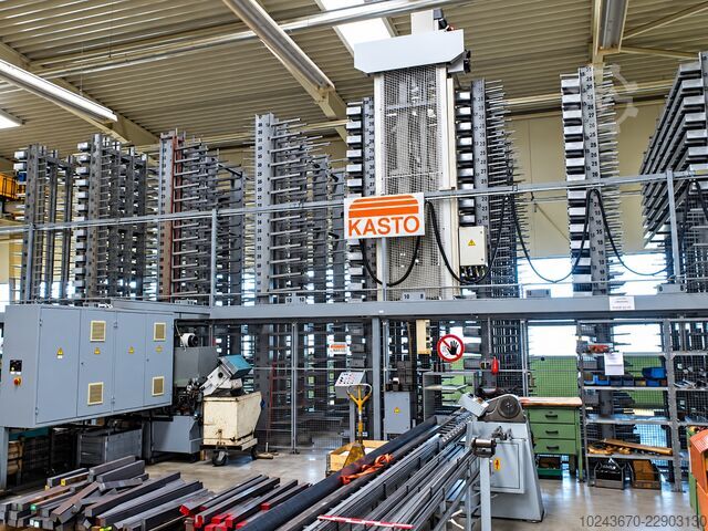 Automatische staalopslag- en zaaglijn KASTO SSZ Vario 140 Duo + PKS 140 PL