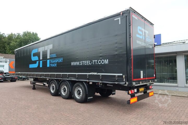 Curtain sided Kögel SN 24 Schuifzeil, Schuifdak, lift as, stuur-as,...