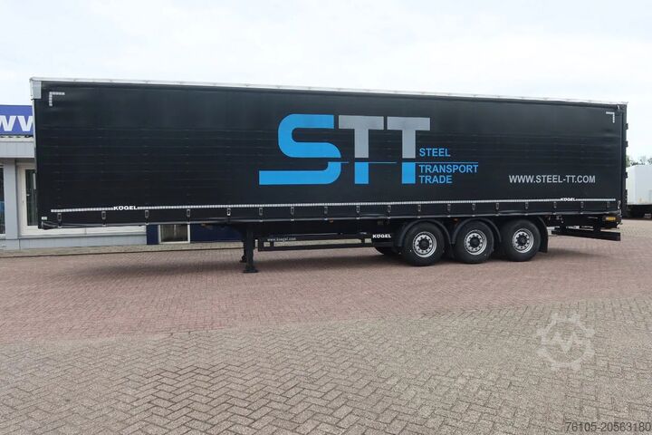 Curtain sided Kögel SN 24 Schuifzeil, Schuifdak, lift as, stuur-as,...