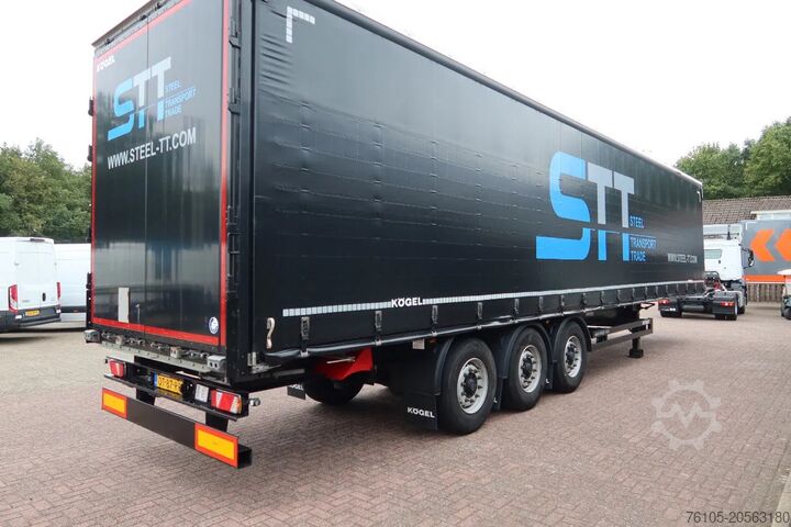 Curtain sided Kögel SN 24 Schuifzeil, Schuifdak, lift as, stuur-as,...