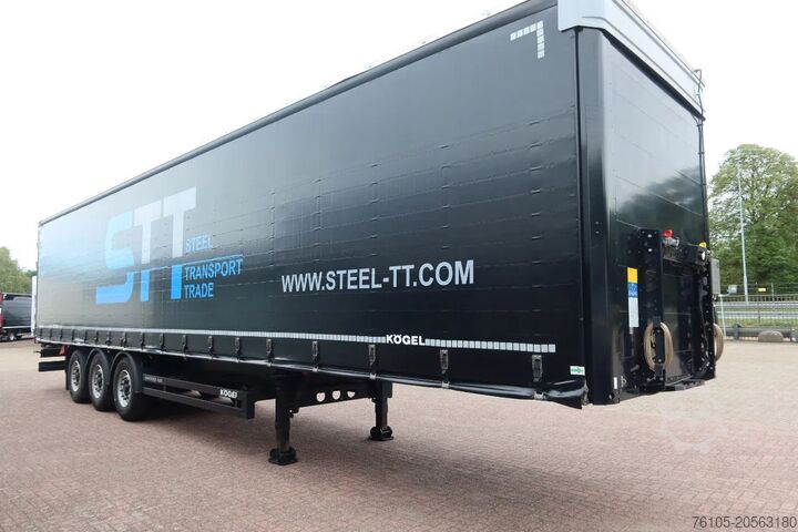 Curtain sided Kögel SN 24 Schuifzeil, Schuifdak, lift as, stuur-as,...