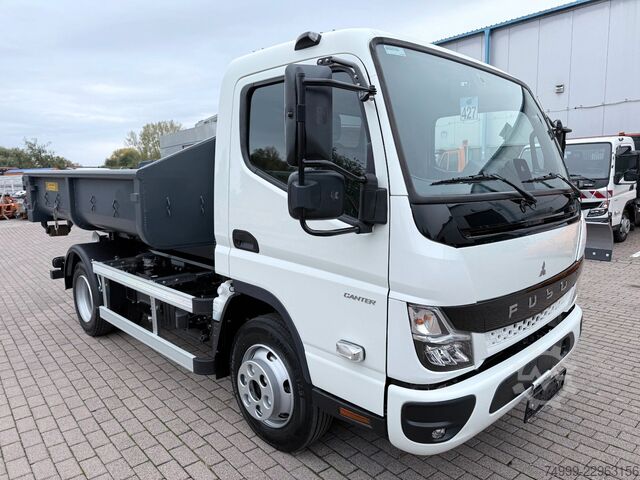 Furgón volquete FUSO Canter 7C18 HYFA Abrollkipper inkl. Mulde