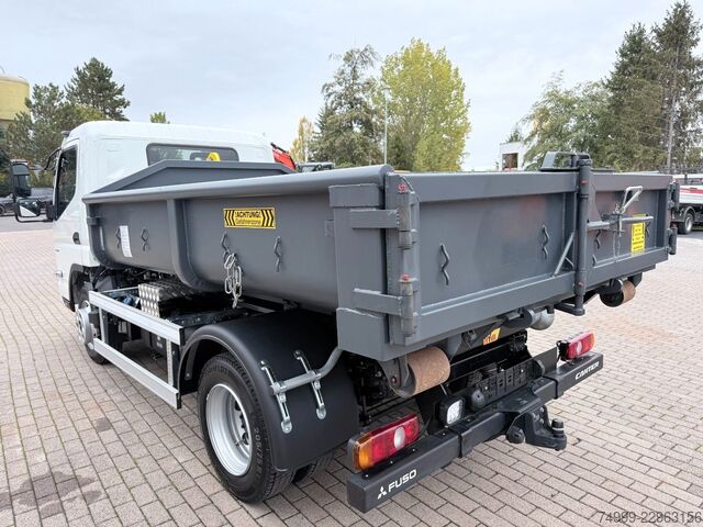 Furgón volquete FUSO Canter 7C18 HYFA Abrollkipper inkl. Mulde