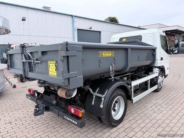 Furgón volquete FUSO Canter 7C18 HYFA Abrollkipper inkl. Mulde
