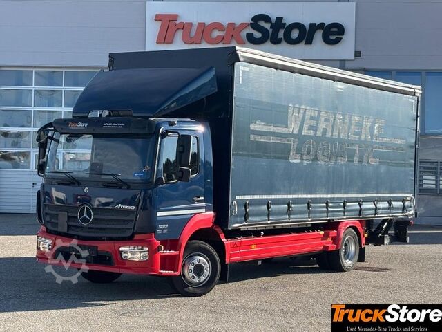 Autocarro con pianale e telone  Atego 1223L EDSCHA Curtainsider