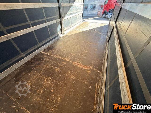 Autocarro con pianale e telone  Atego 1223L EDSCHA Curtainsider
