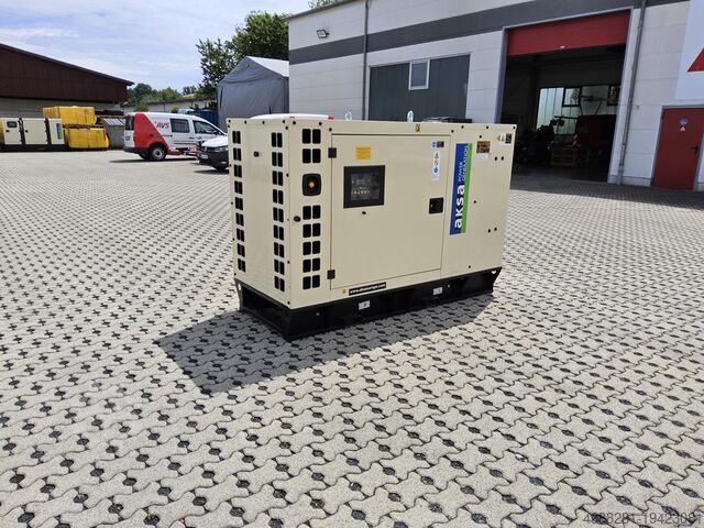 Gerador AKSA AJD 33 EU | 33 kVA Diesel Notstrom Schallgedämmt | NEU 2024