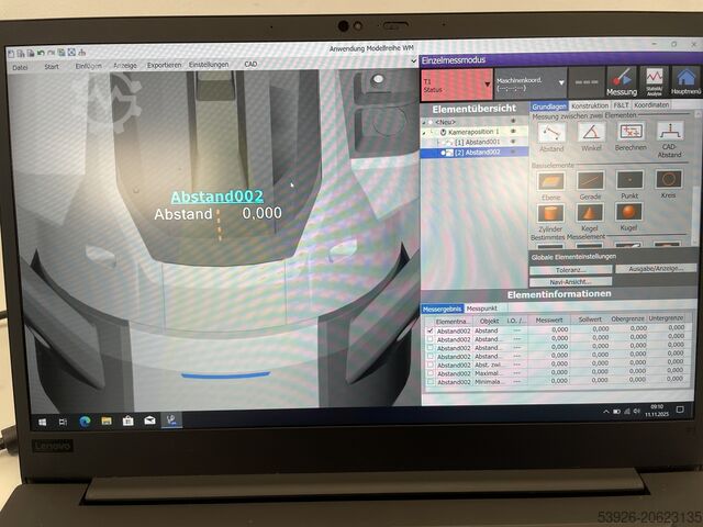 Matavimo sistema Keyence WM-3000 gegen Gebot against bid