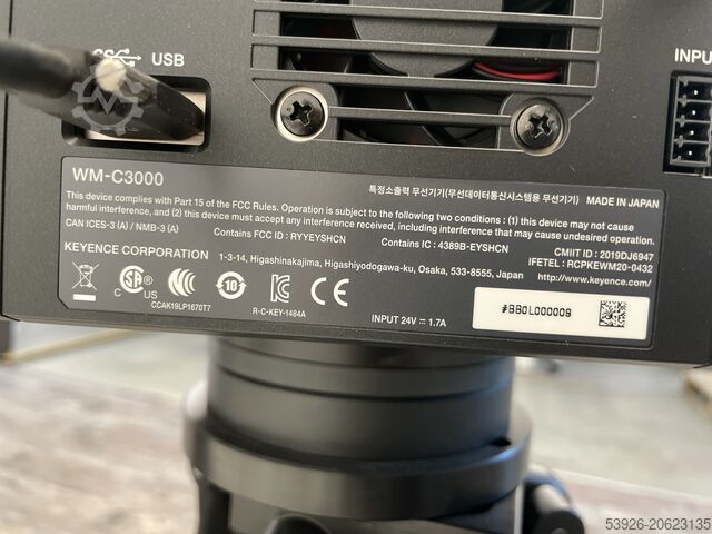 Matavimo sistema Keyence WM-3000 gegen Gebot against bid