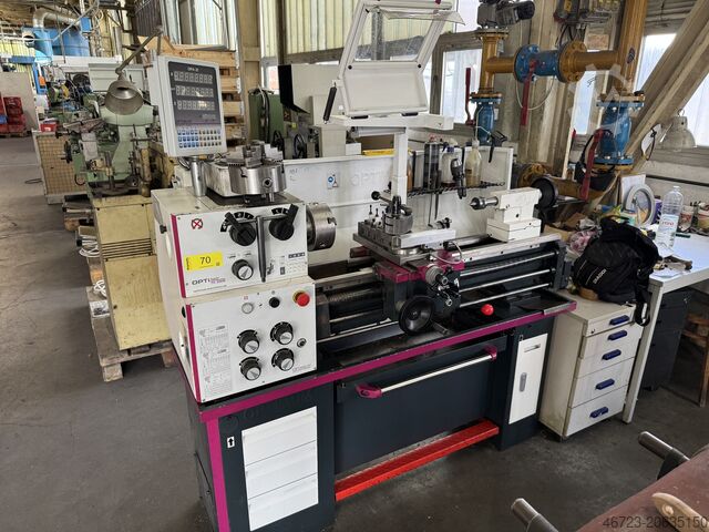 Máy tiện trục chính / thức ăn chăn nuôi Optimum TH3309D