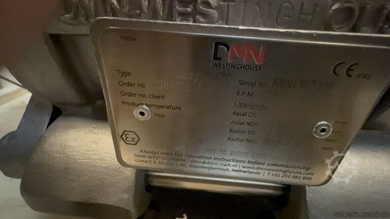 Dairy DMV-Westinghouse AL 175 Dairy DMZC Drop through valve Eas