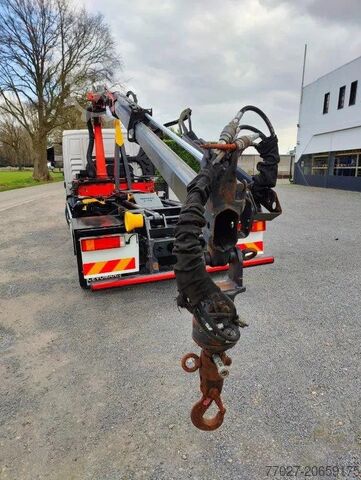 Sistema de brazo de gancho MAN TGL 12.250 Containersysteem Jimeca met kraan Pa...