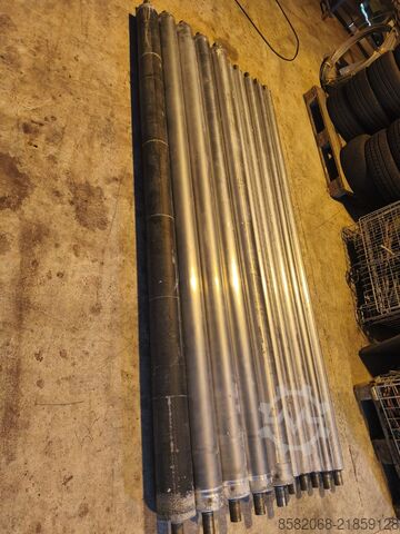 Roletes de alumínio para transporte de material Aluminum rollers for paper processing 
