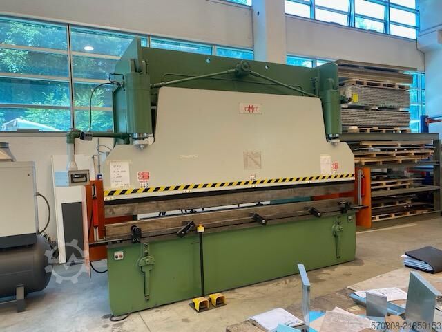 ROMEC press brake 4000 x 125 ton with visual display ROMEC 4000 X  125 TON